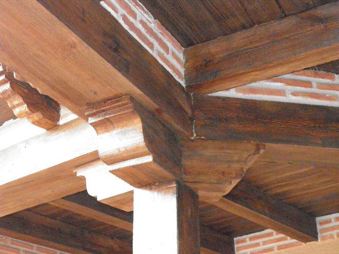 Porches de imitación madera